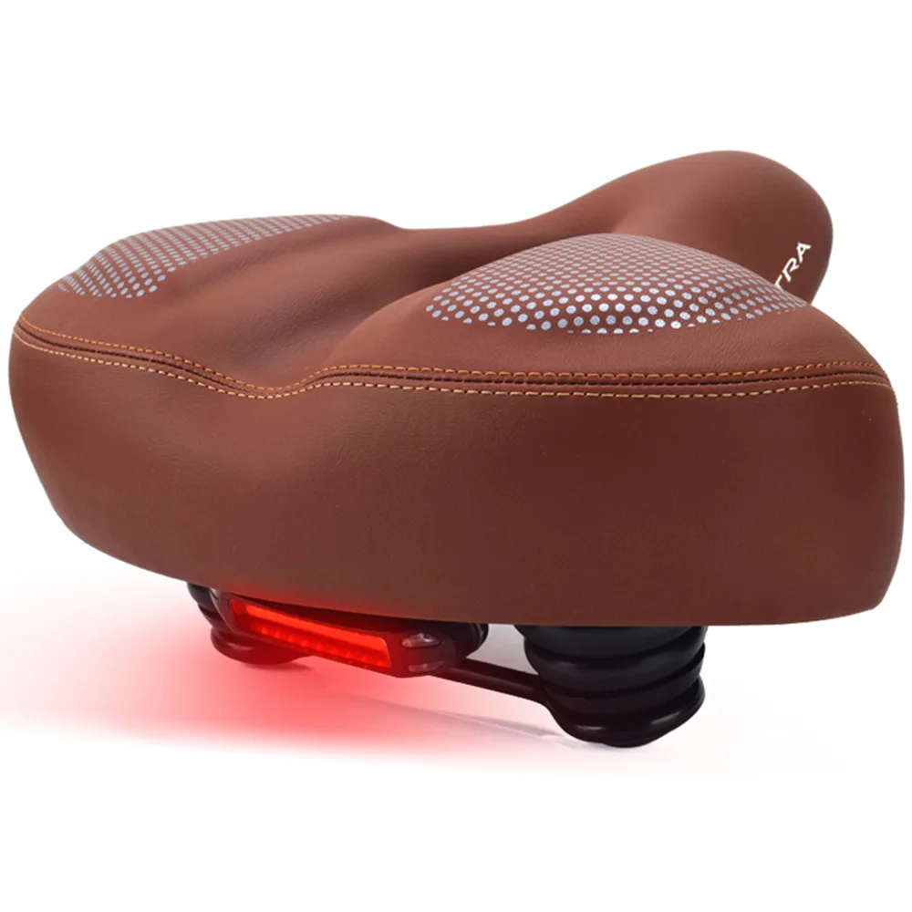Fietsstoeltjes voor comfort Heren Dames Oversized en extra zacht gevoerd fietszitkussen Comfortabel groot fietszadel Mountain