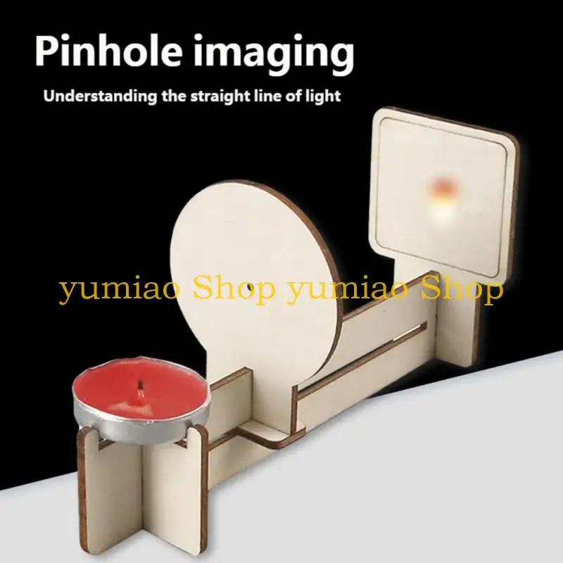 587B Physics Teaching Tool For Small Hole Imaging Experiment With Wooden Structure