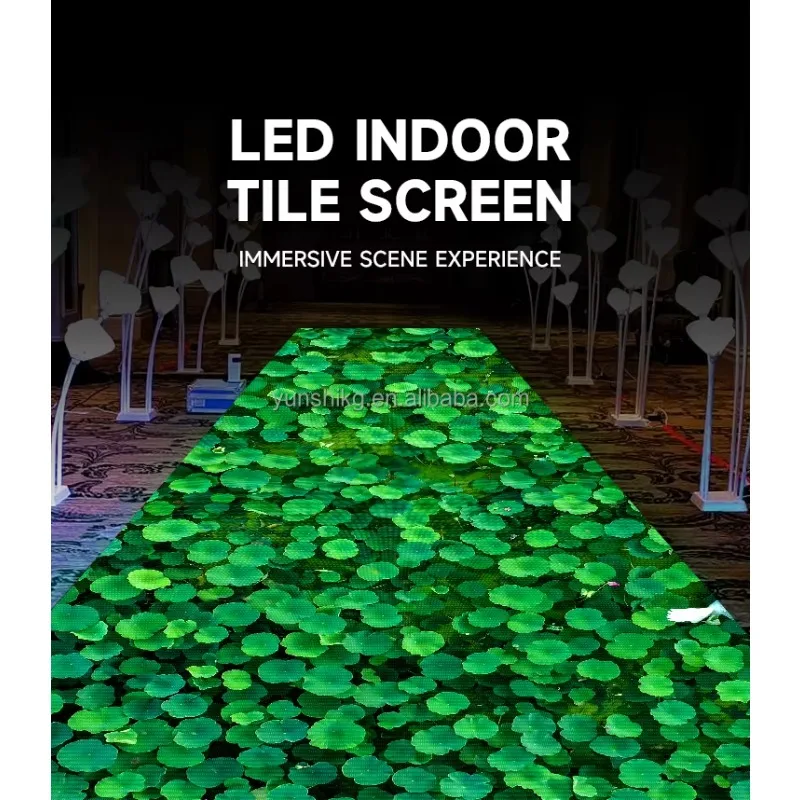 P2.9 500x1000mm Indoor/Outdoor Dance Floor LED Display Screen Panel Red Carpet Effect for Retail Store or Concert Venue - view 2