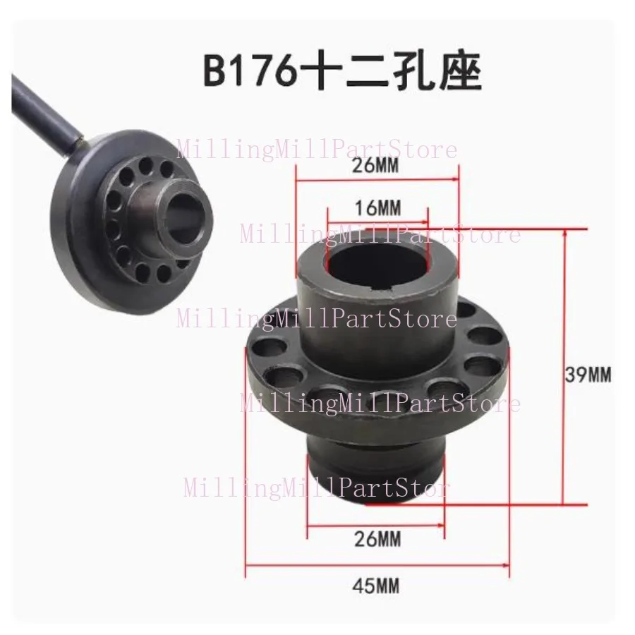 2PCS NEW Milling Machine B175 Quill Feed Handle + B176 Bracket CNC Vertical Mill Tool CNC Milling Machine Lathe Machine