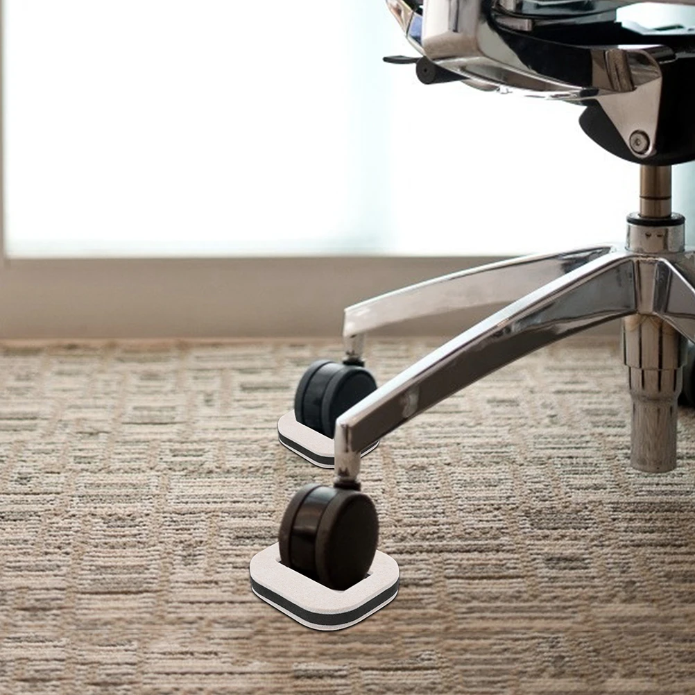 

10pcs Felt Caster Cups Chair Leg Floor Protectors For Hardwood Floors Furniture Pads Scratch Resistant Floor Protector