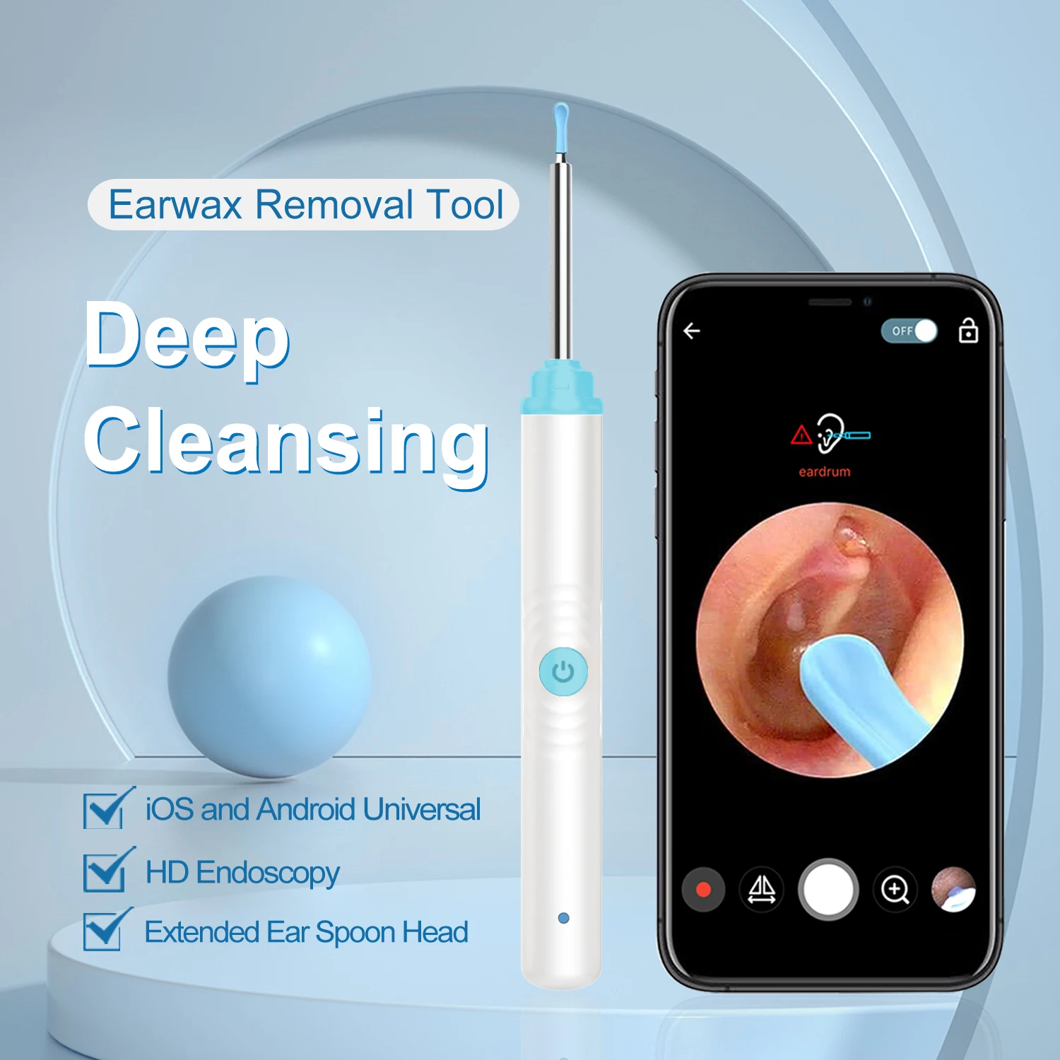 

Visual ear scoop instrument, a high-definition ear cleaning tool, is professional and safe