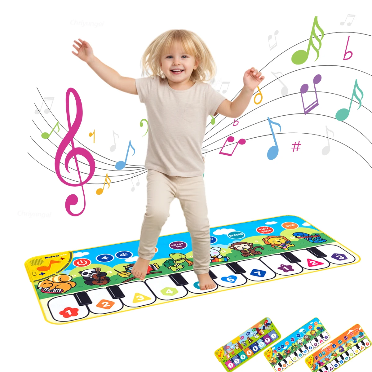 

Детский музыкальный коврик для фортепиано, многофункциональный танцевальный коврик для детей, напольная детская клавиатура, музыкальный ковер, развивающие игрушки, подарки для малышей