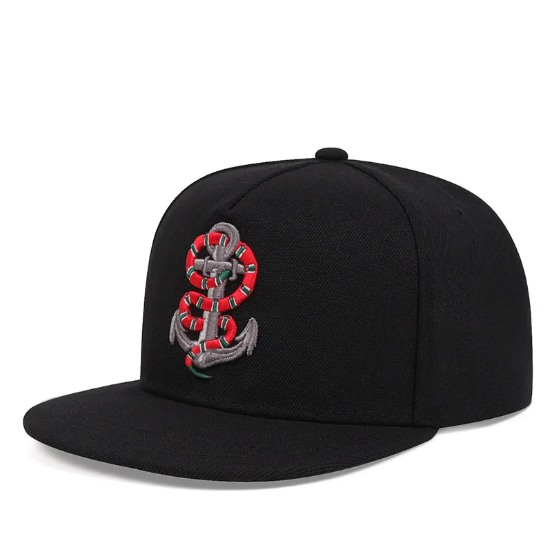 

Cayler Sons Anchor Embroidery Hat ex Бейсбольная кепка с плоскими полями Кепка в стиле хип-хоп для уличных танцев Лето Весна Осень Зима Пляжная молодежная кепка