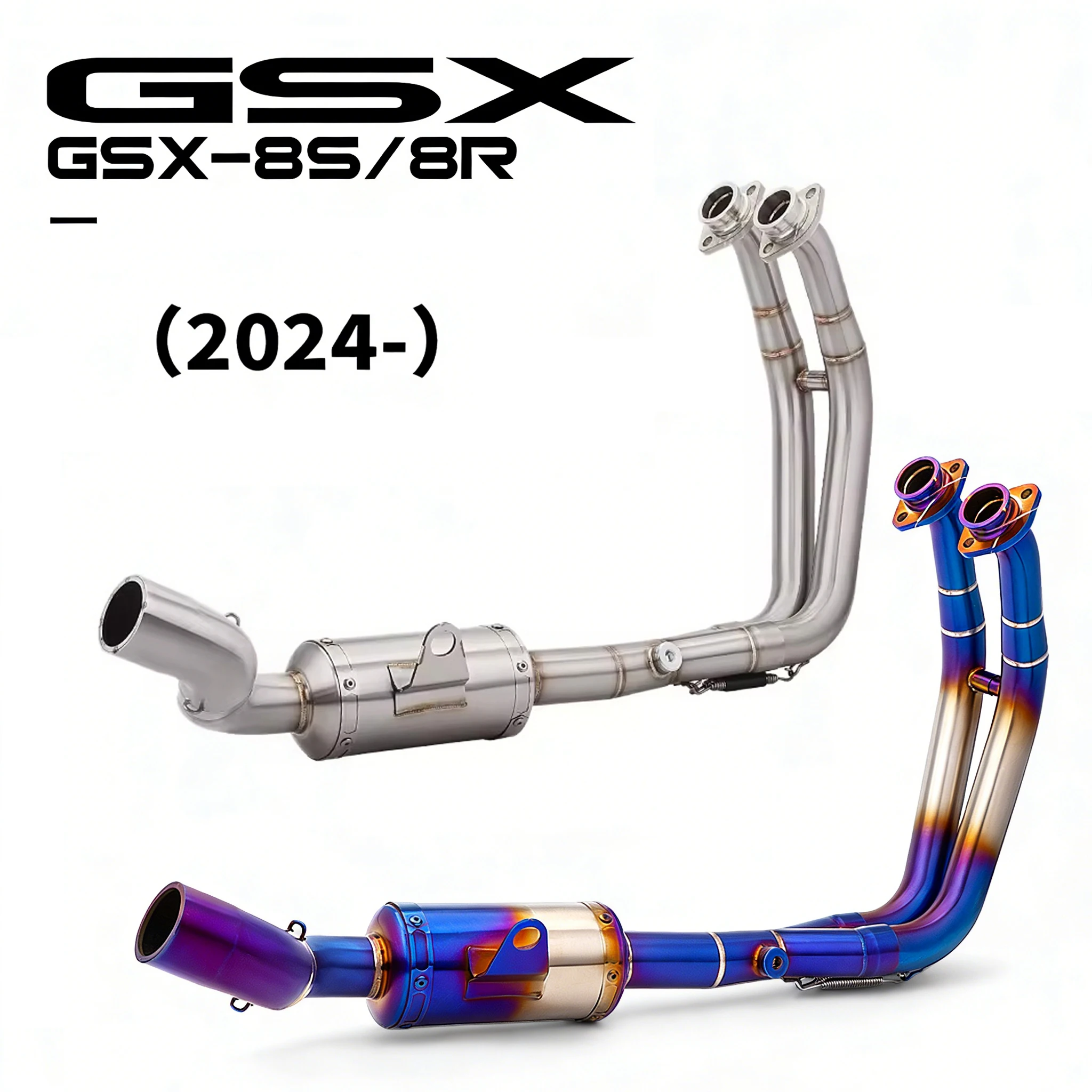 high quality Motorcycle Accessories Engine Exhaust Muffler System slip-on For GSX 8S GSX8S GSX-8S GSX8R 2022
