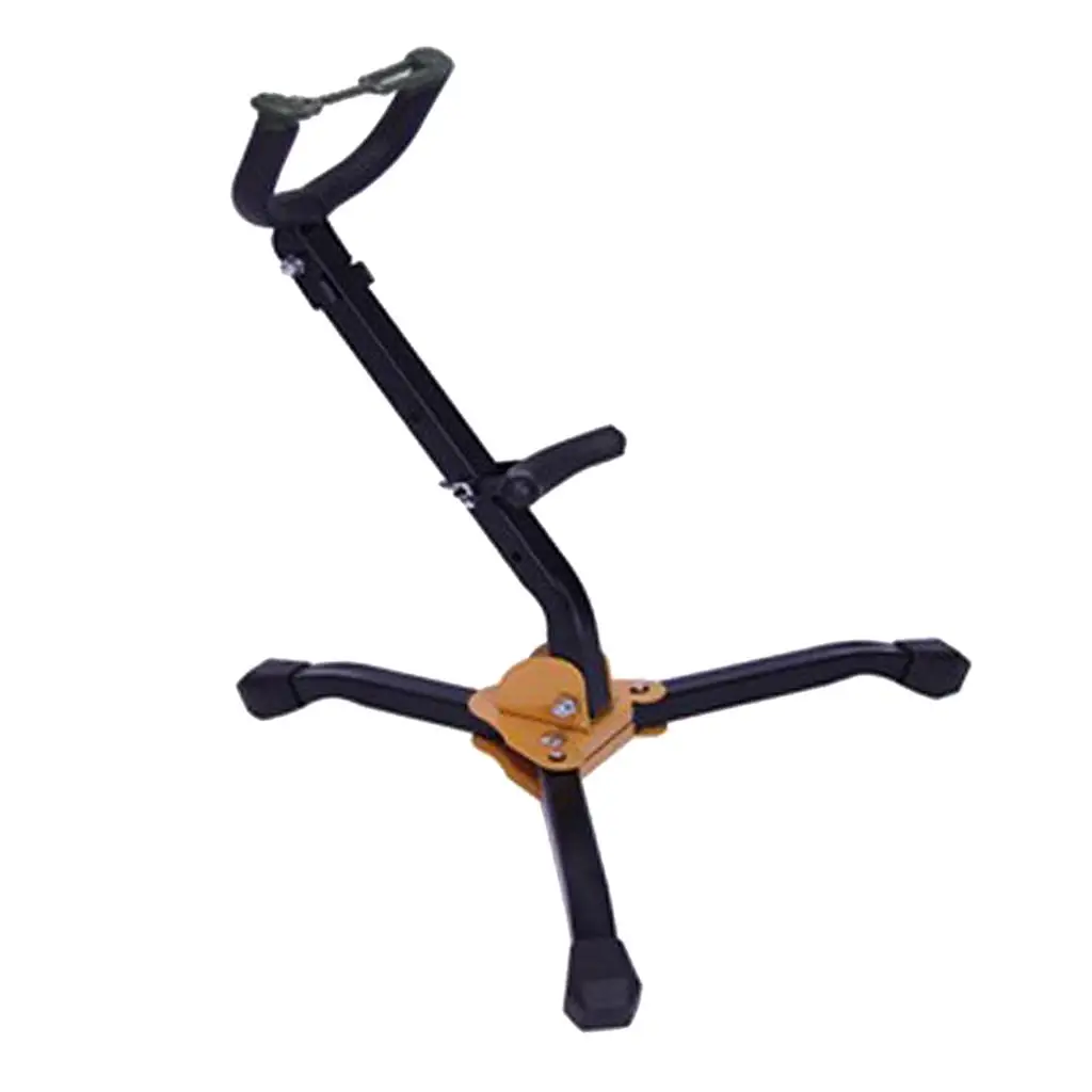 

Sax Tripod Floor Stand Holder Black for Tenor Saxophone Accessory Stainless Steel Tenor Sax Rack Bracket Support