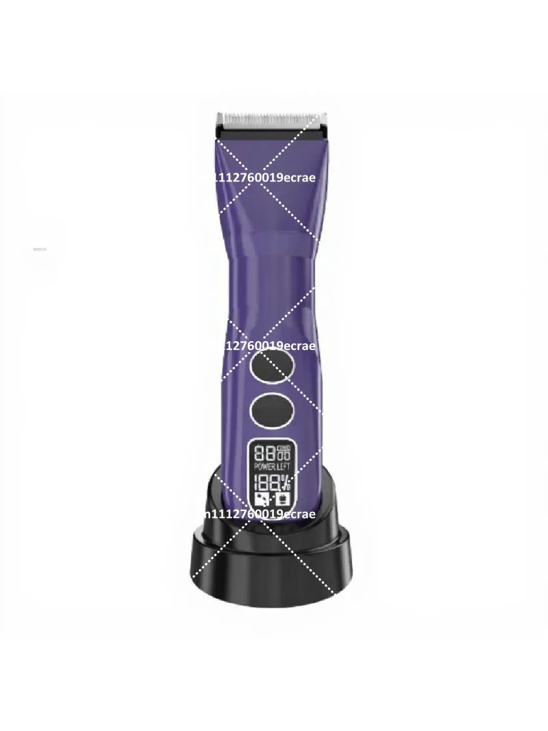 Adjustable Low Noise Pet Hair Clippers, Cordless Rechargeable Electric Trimmer for Dogs Cats, Home Grooming Kit