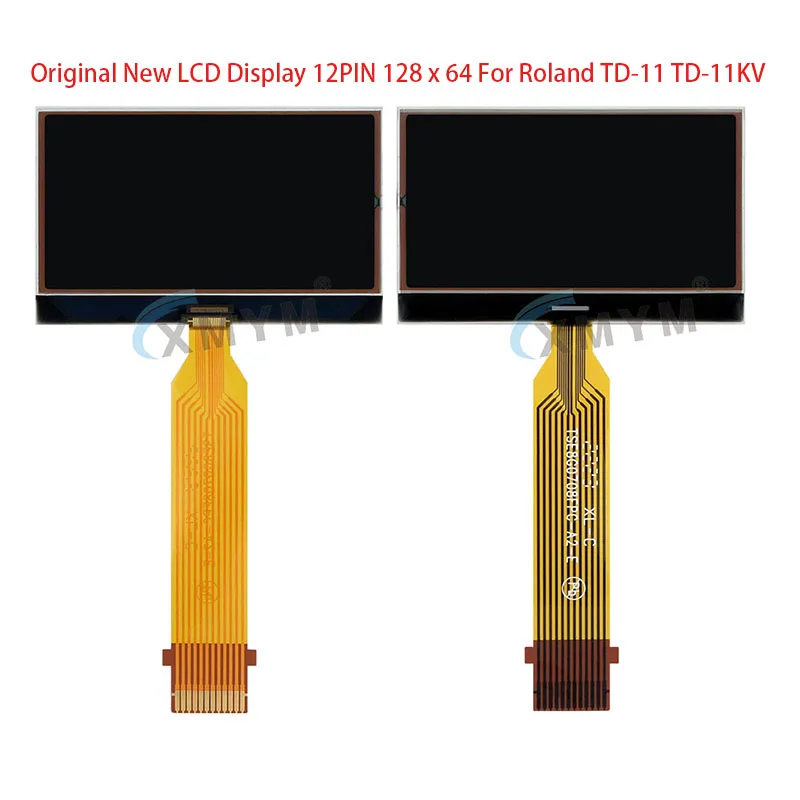 Original New LCD Display 12PIN 128 x 64 For Roland TD-11 TD-11KV TD-11 TD-25