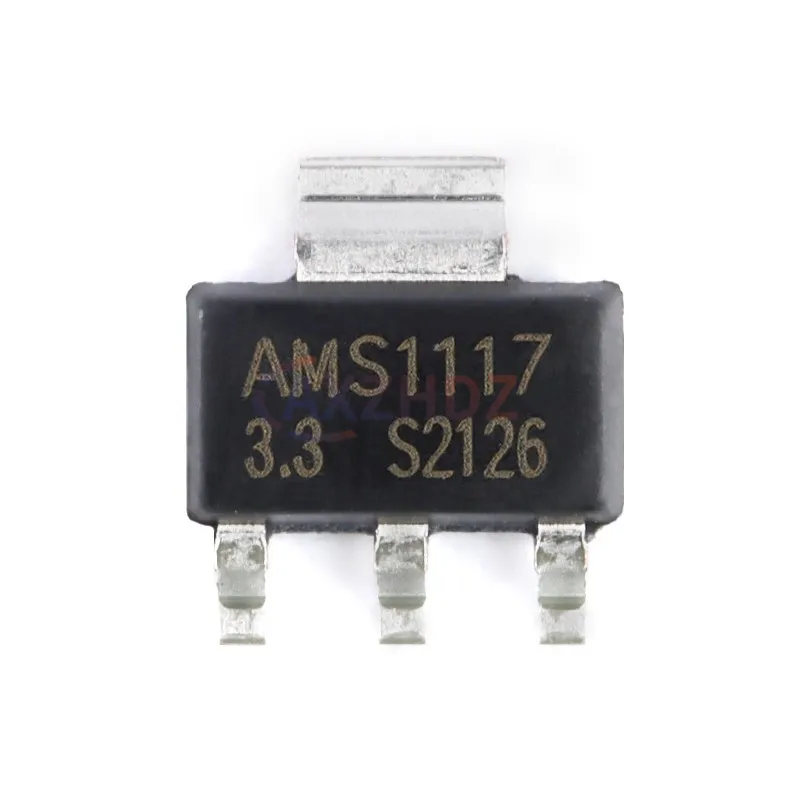 20PCS AMS1117 1.2V 1.5V 1.8V 2.5V 3.3V 5V SOT-223 AMS1117-3.3 AMS1117-5.0 AMS1117-ADJ 1A Low Dropout Voltage Regulator