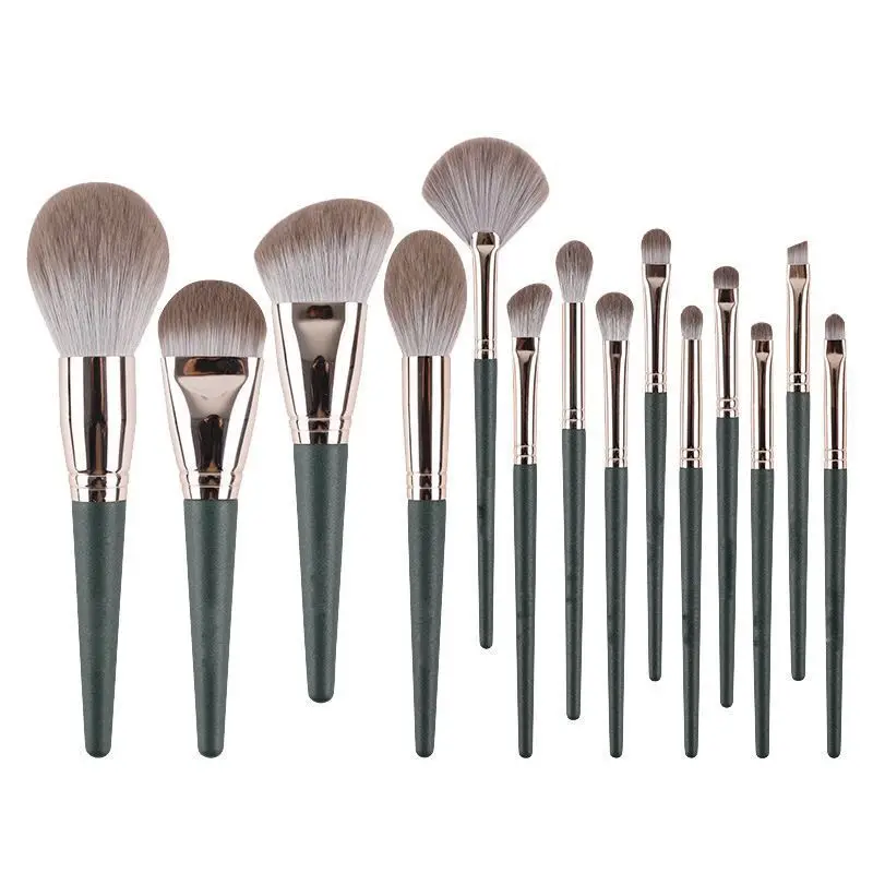 Makeup Brush Set Soft Fluffy Powder Eyeshadow Foundation Concealer Blush Highlighter Brush Beauty Tools Blending Cosmetic 14PCS