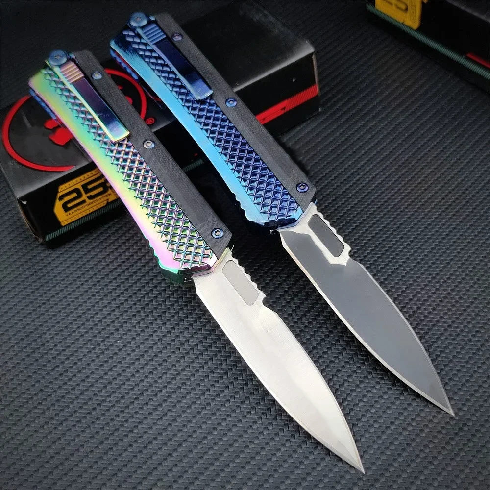 Chic Glykon Pocket Knife EDC Outdoor Self Defense Hunting Folding Knife D2 Steel Blade Multifunctional Tactical Camping Tools