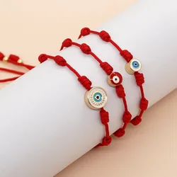Popular cross-borGo2boho der original design Bohemian style hand rope eye b-line woven Peruvian knot jewelry women's bracelet