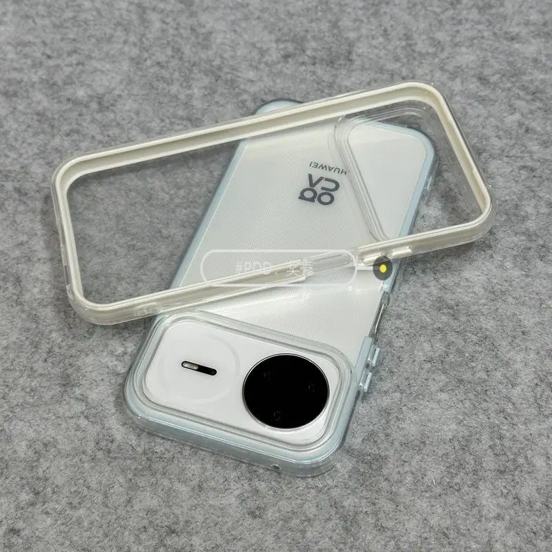 Case For Huawei Nova 15 Pro Simple Contrasting Frame Bare-body Feel TPU Cover For Huawei Nova 15 Ultra-thin Shockproof Funda
