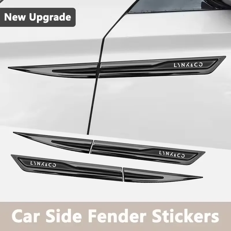 

Car Door Fender Side Blade Badge Car Body Protective Car Metal Sticker For Lynk Co Lynk&Co 05 01 Auto Accessories