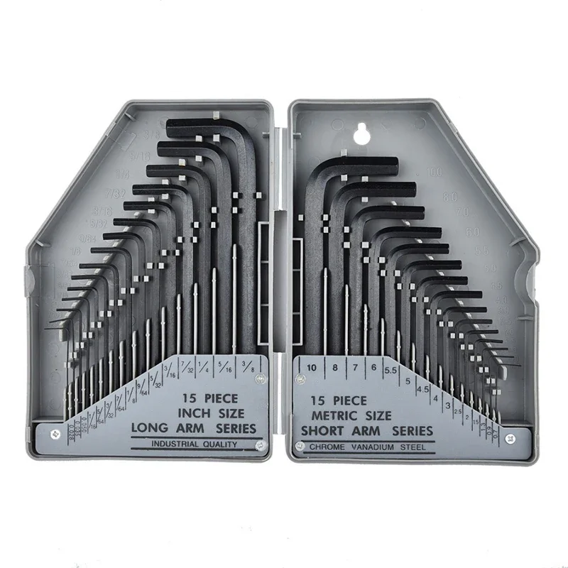 30Pcs Hex Key Allen Wrench 0.028