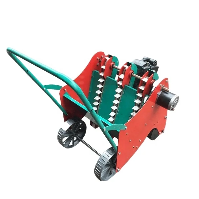 Self-Walk Hand Push Garlic Planter Machine/Planting Garlic Seeding Machine/Garlic Seed Seeder Sower Farm Equipment