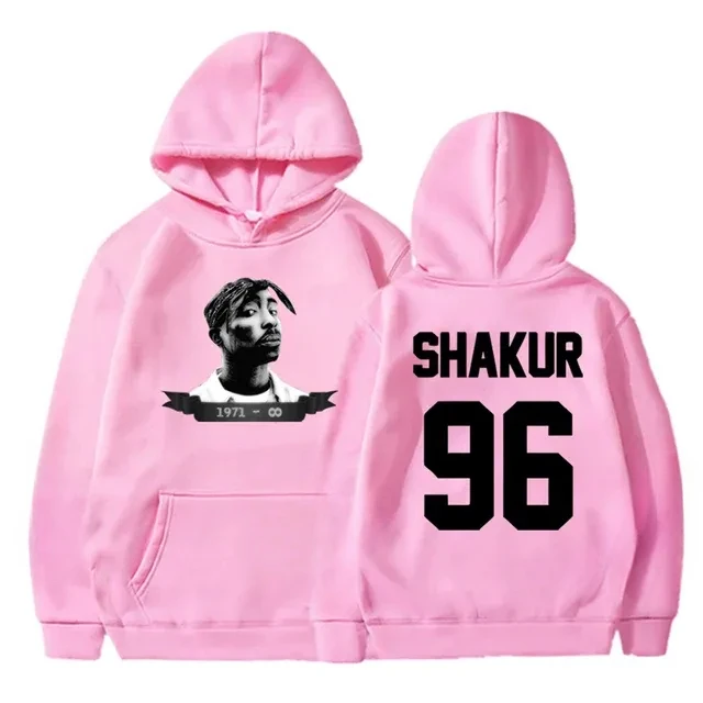 2Pac Hoodie Hip Hop Pullover Hip Hop Hoodie Women's Tops Men's Jacket Rap Long Sleeve Men's Rap Pattern New Hoodie