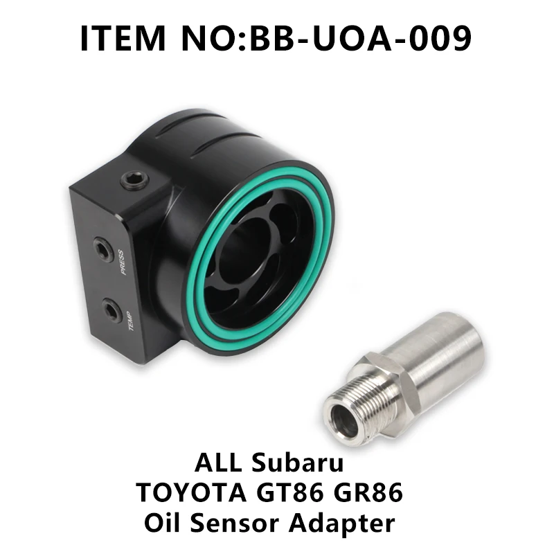 

BATTLBEE M20x1.5 3/4-16 Oil Sensor Filter Cooler Sandwich Plate Adapter Aluminum Alloy For Subaru BB-UOA-009