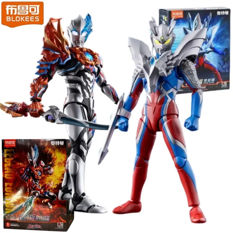 

BLOKEES Ultraman Building Block Man Ultraman Blazar Fadoran Armor Собранная модель Подвижная коллекция игрушек Украшения Подарки