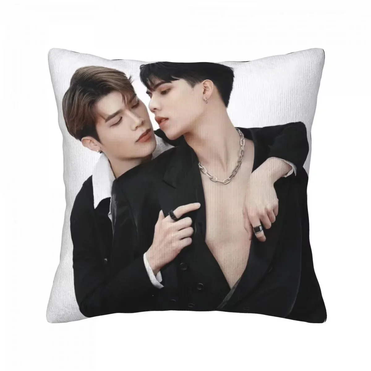 Fortpeat Magazine Cover HD Poster Double-sided Printed Pillowcase Thai TV Love In The Air Drama Stills Photos Car Cushion Cover