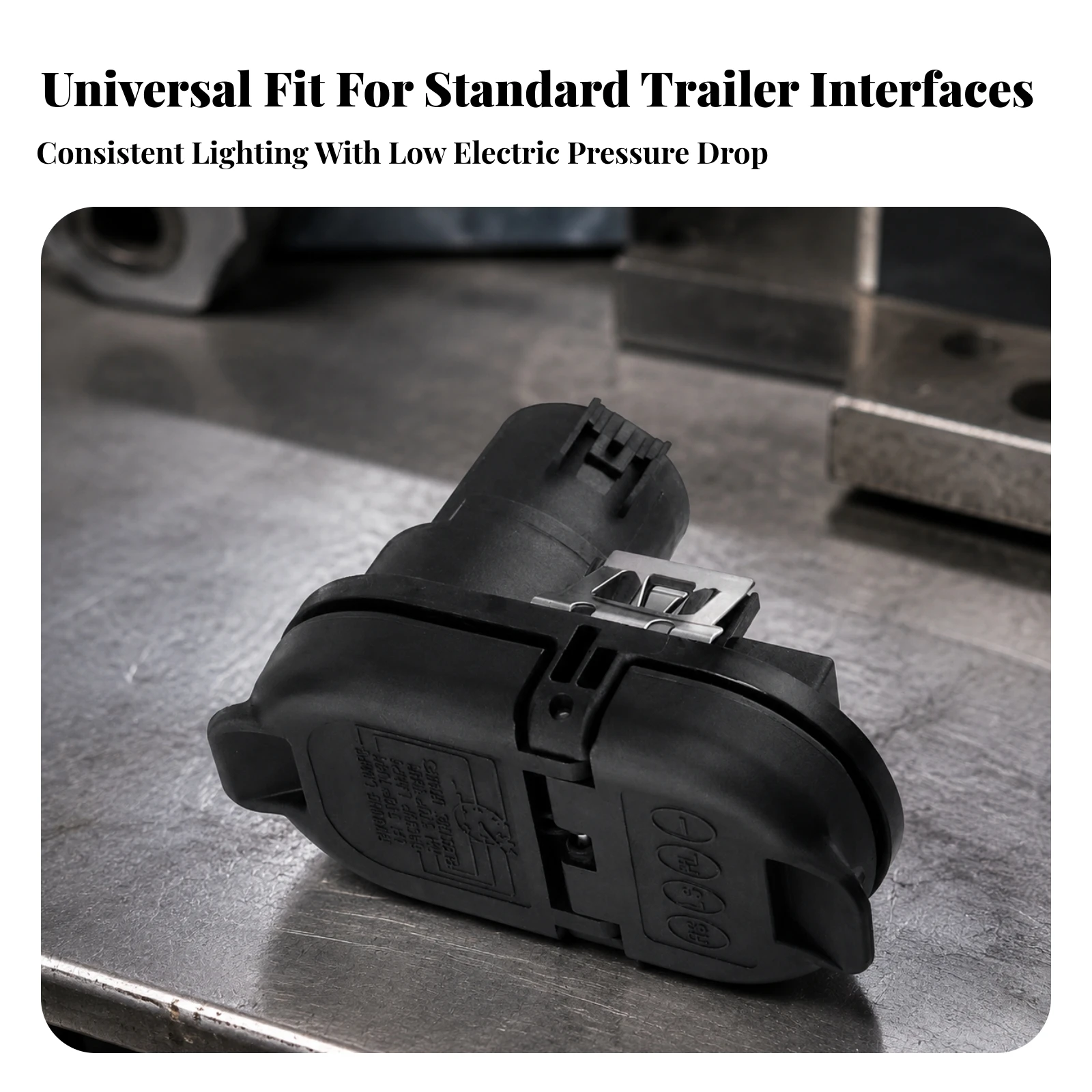 Molded Plastic Trailer Wiring Connector Reliable CK4T-13B576-KE Trailer Wiring Connector Direct Replacement Easy to Install