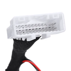1 X 24-pin Car Rearview Camera Adapter Cable 12V For Renault For Dacia For Dokker For Traffic For Logan For Vivaro Platform