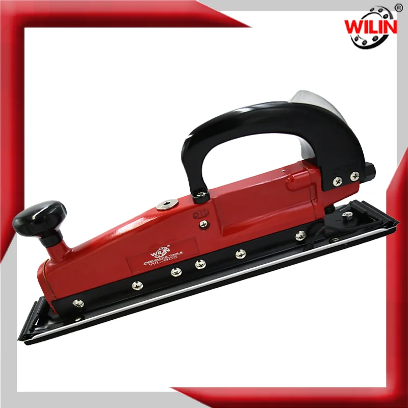 

Portable Pneumatic Linear Sander Polisher for Stainless Steel Surface Brushing and Polishing, Reciprocating Grinding Tool