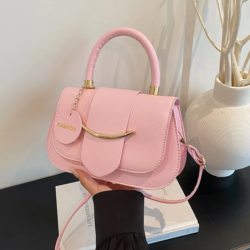 Fashion Women Crossbody Bag Korean Style Design Handbag Ins Popular Large Capacity Shoulder Bag Multi-functional Small Chain Bag