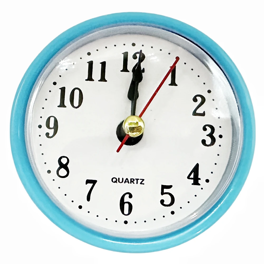 65mm Diameter Quartz Clock Head With Rubber Ring Arabic Numbers Clock Inserts Movement Replaces DIY Clock Repair Parts