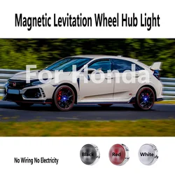 Magnetic Levitation Wheel Hub Light Floating Illumination LED auto Wheel Hub Cover For Honda