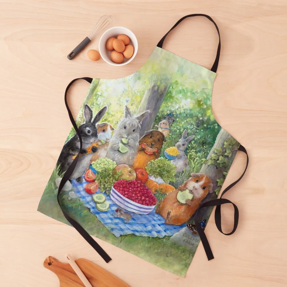 

Picnic at Coleman's Farm Apron cute kitchen kitchen novelty items for home