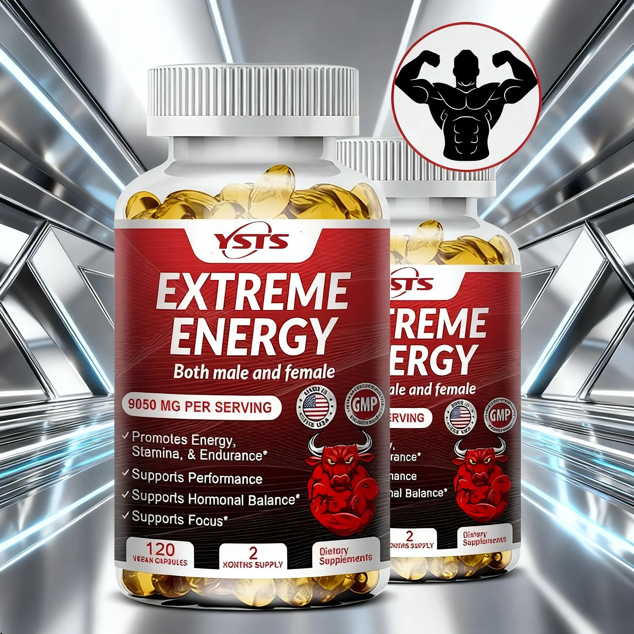 Extreme Energy er - Increases , Endurance And Performance, Reduces Fatigue, Motivation, Natural Energy
