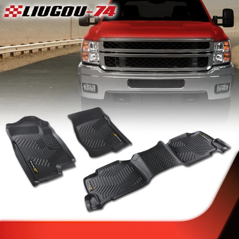 

Floor Mats Waterproof Liners Fit For 07-13 Chevrolet Silverado/gmc Sierra 1500 United States