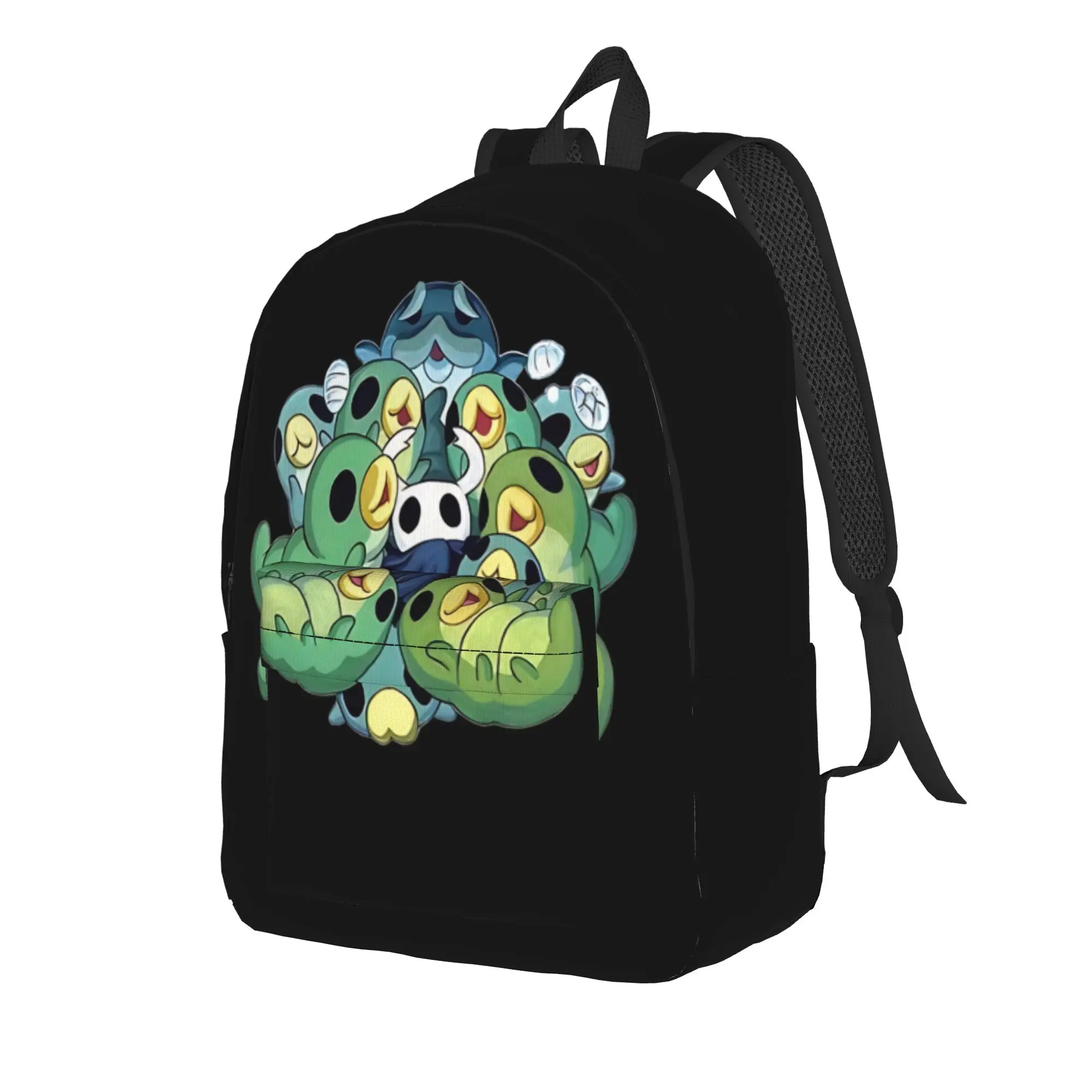 Back to school season Dark Creature Illustration Schoolbag Hollow Knight Teenager Snack Storage Backpack