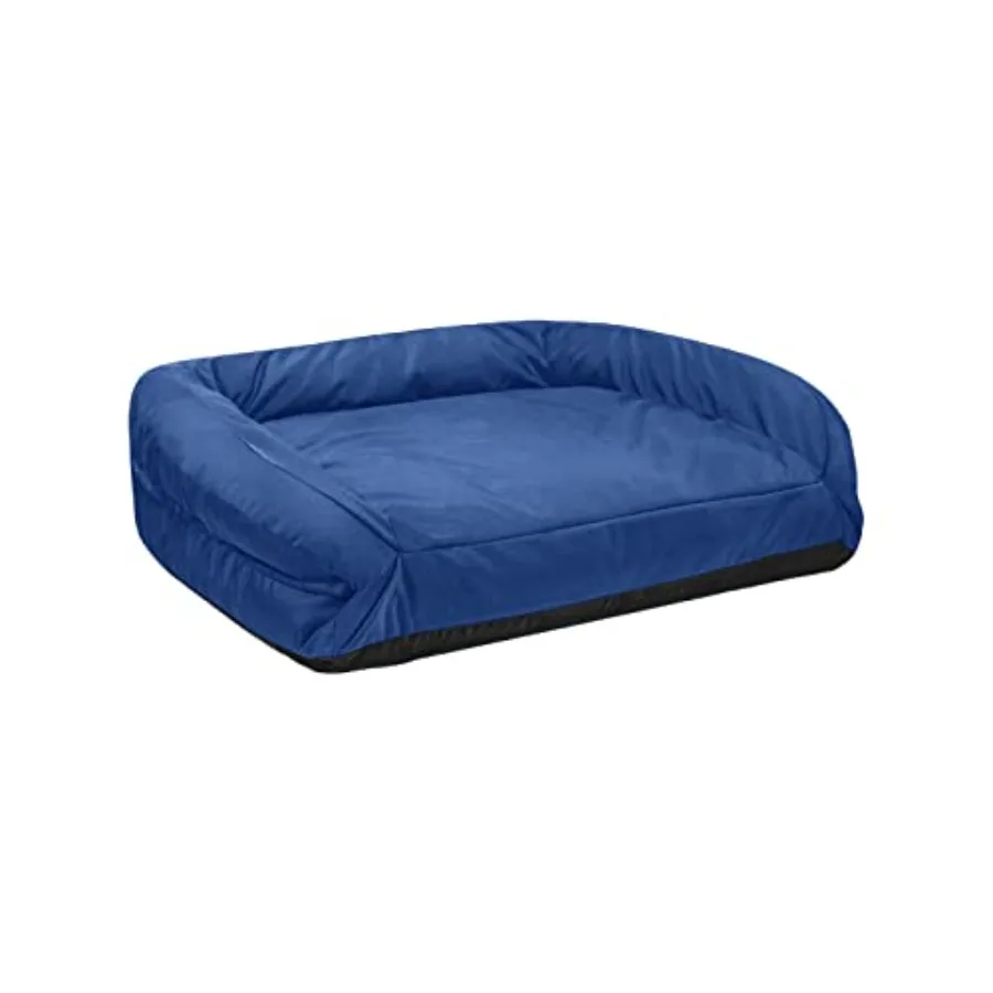 

Tough Bolster Nesting Pillow Sofa Dog Bed for Toy and Small Breeds - Durable Water Resistant with Removable Washable Cover Nons