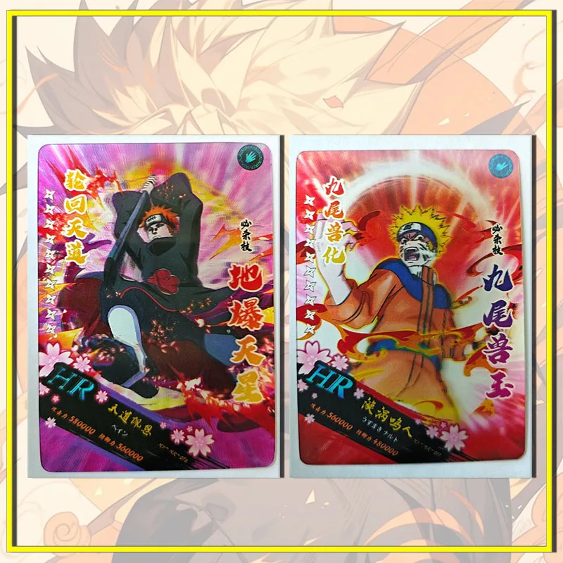 Anime NARUTO CP ZR HR card Uzumaki Naruto Konan Gaara Nohara Rin Akimichi Choji boy Toy collection Birthday Christmas gifts