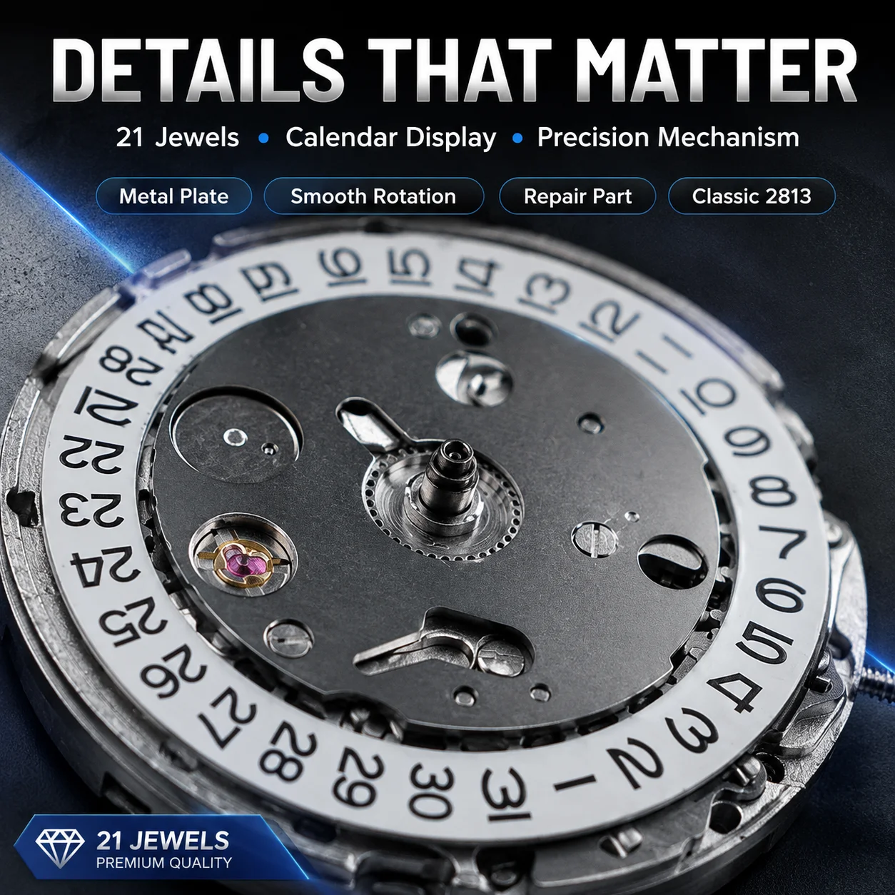 2813 Mingzhu 自動時計ムーブメント 21 宝石カ - Perpetual Calendar Watch のレビューと価格