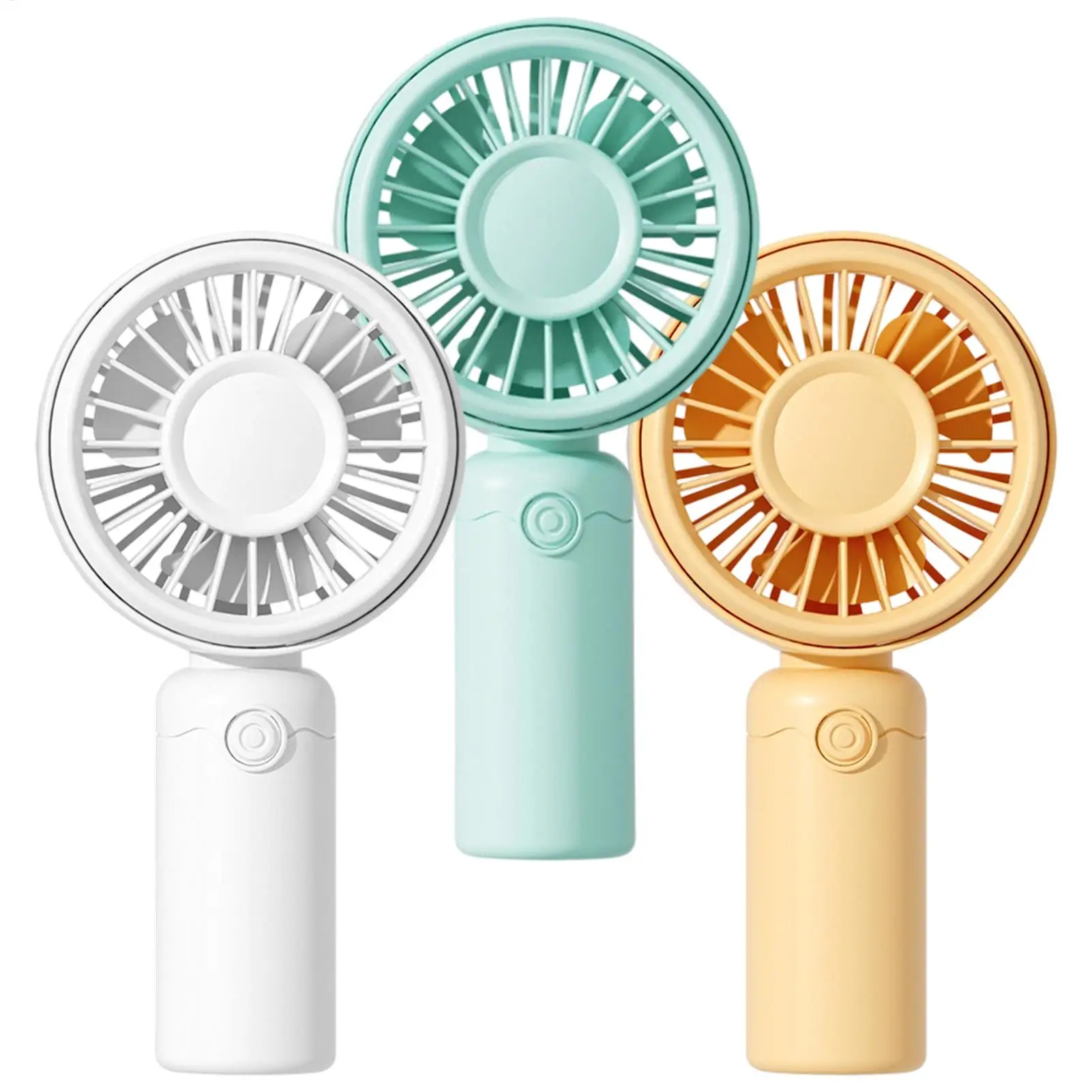 Outdoor Travel Mini Rechargeable Cooling Fan Portable Student Dormitory Noise Small Electric Fan Cute Creative Handheld Fan