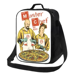 Breaking Bad Walter White Cook Meme Insulated Lunch Bags for TV Show Heisenberg Cooler Thermal Food Bento Box Outdoor Travel