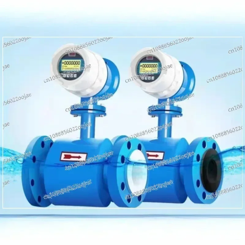 

DN15-150 Intelligent Electromagnetic Flowmeter Sewage Air Conditioning Water Liquid Cold and Heat Meter Integrated