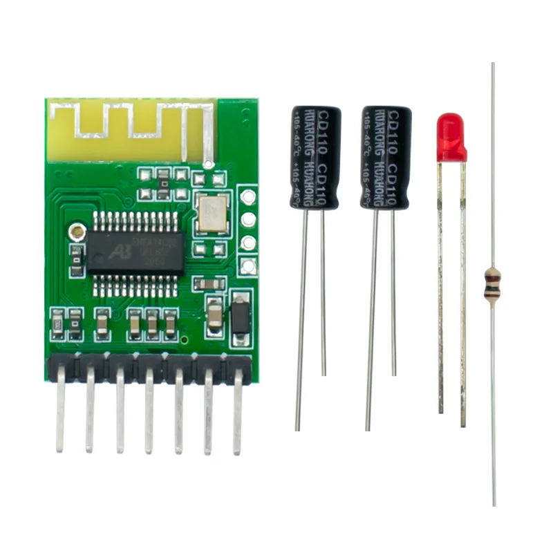 LIZAO's self-made stereo audio board receiving module, compatible with 5V DC, for Bluetooth decoder playback kit