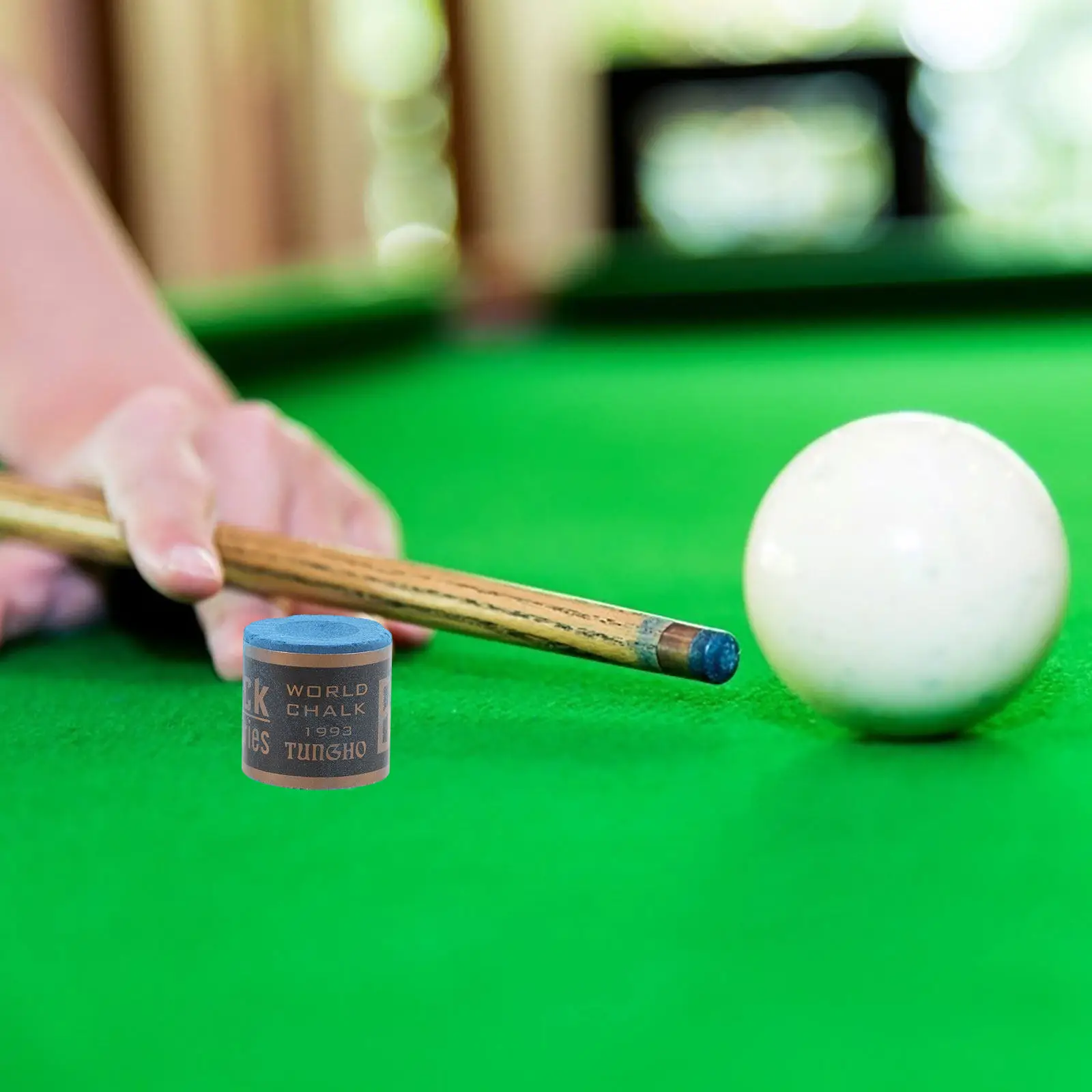 

4Pcs Pool Table Cue Chalk Small Billiards Chalk Cubes for Home Bar Tournament Sports Game Billiard Accessories Friction