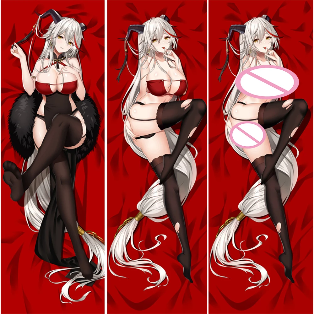 Game Azur Lane KMS Agir Dakimakura Hing Body Case Anime Long Pillow Cover Home Bedding Gifts