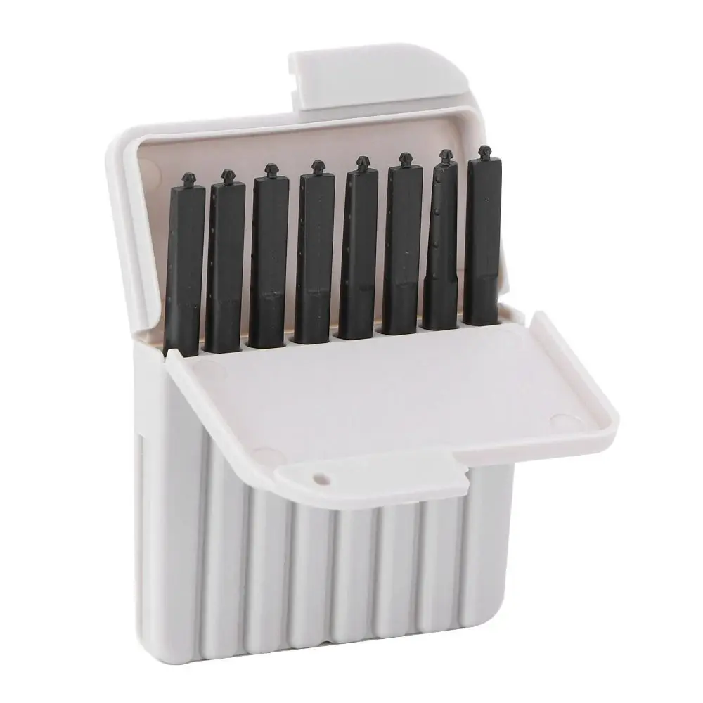 8Pcs/Box Convenient Plastic Hearing Aid Guard Anti-dust Moisture Proof Cerumen Cap Hearing Aid Parts Daily Maintenance