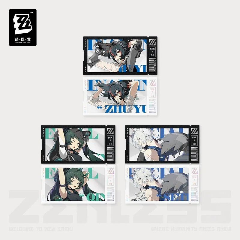 Sunsyea Zenless Zone Zero Official Merch miHoYo Original YH Series Acrylic Keychain Badge Ornament Criminal Investigation Team