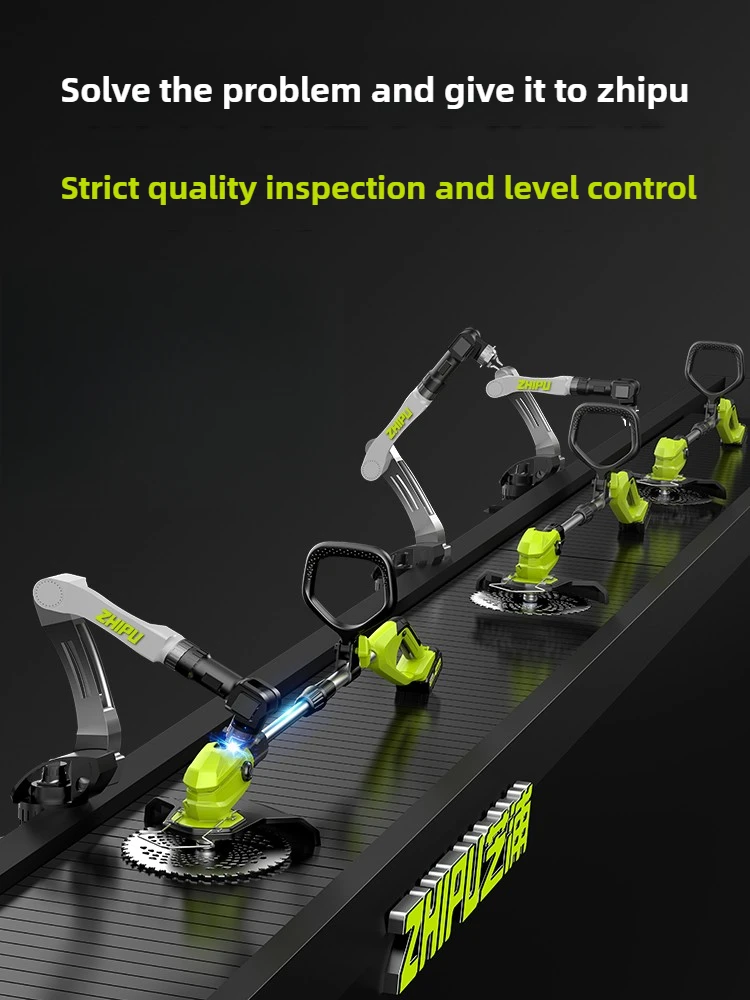 Portable Cordless Electric Lawn Mower Compact Household Grass Cutting Machine For Backyard Garden Lawn Trimming And Weeding Work