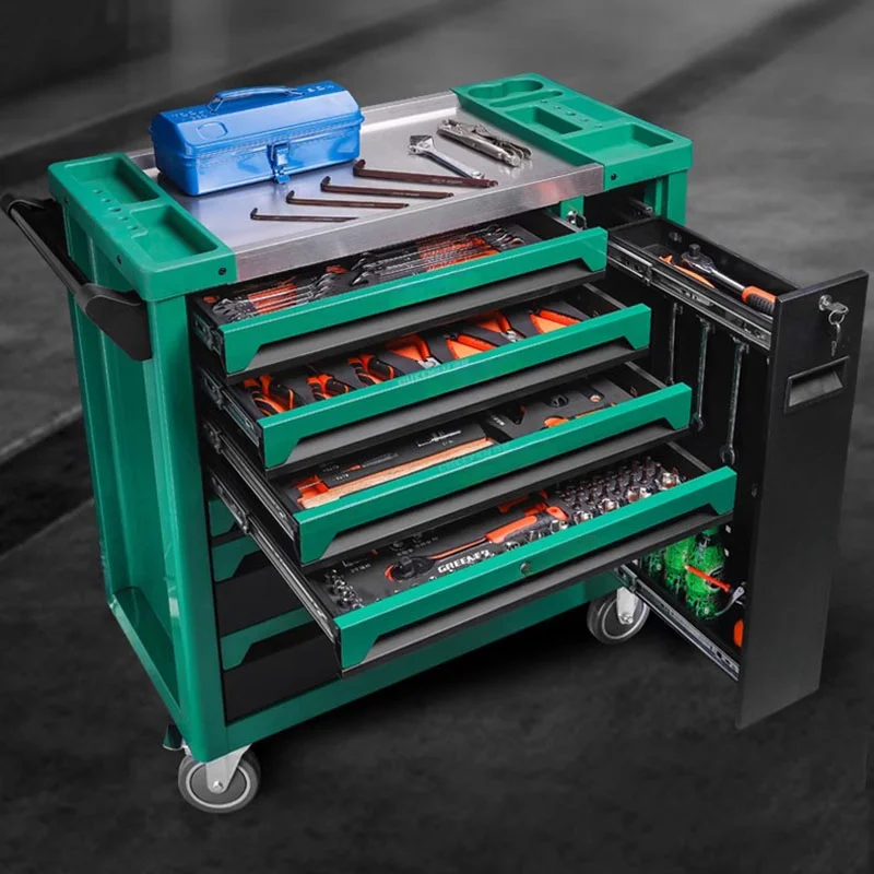 Wheeled Wrench Organizer Tool Cabinet Screwdrivers Large Professional Tool Cabinet Garage Gabinete De Herramienta Packaging