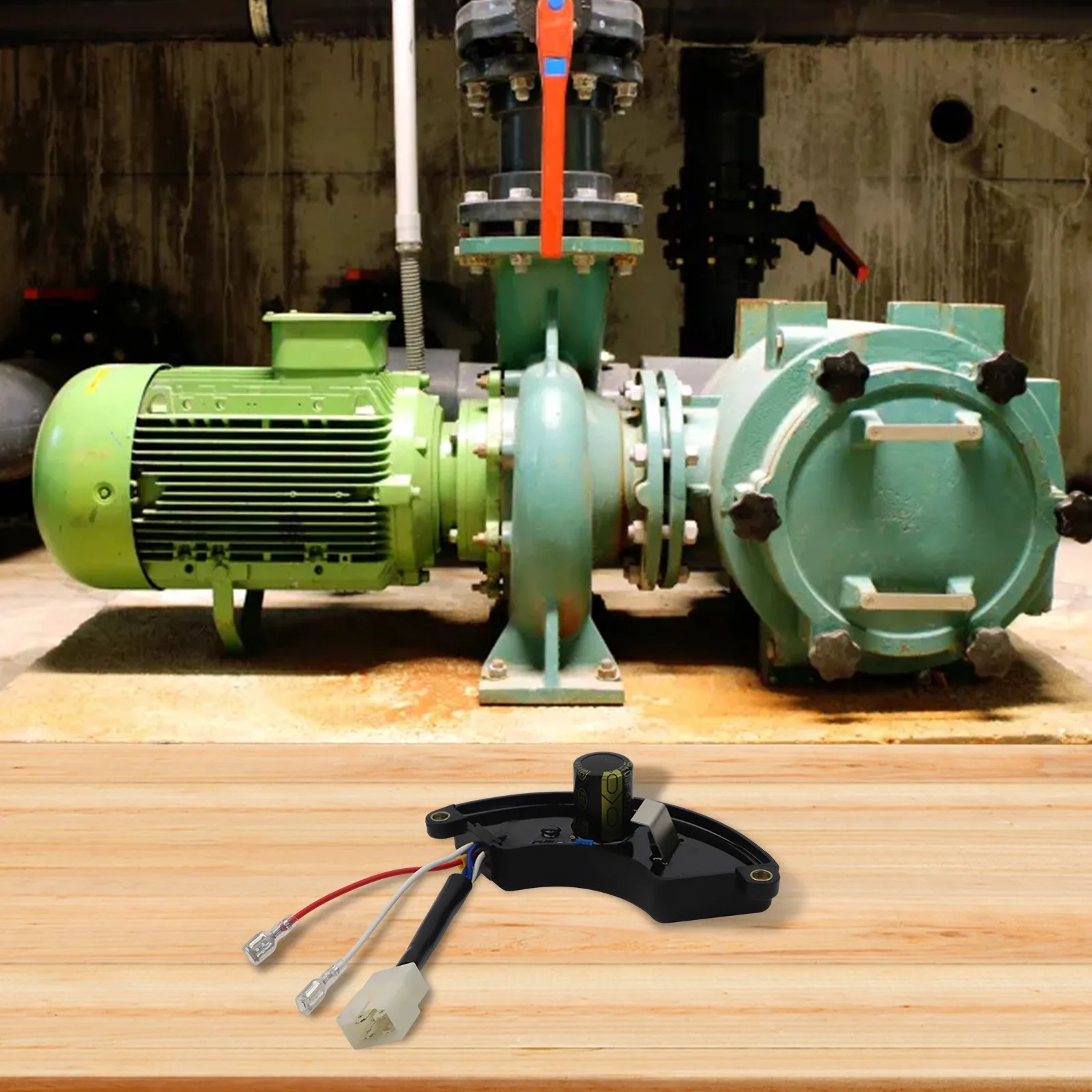 4kW To 10kW Automatic Voltage Regulator For Generator Maintenance 6-Wire Connection ABS Material Height - 2-1 2 Inches
