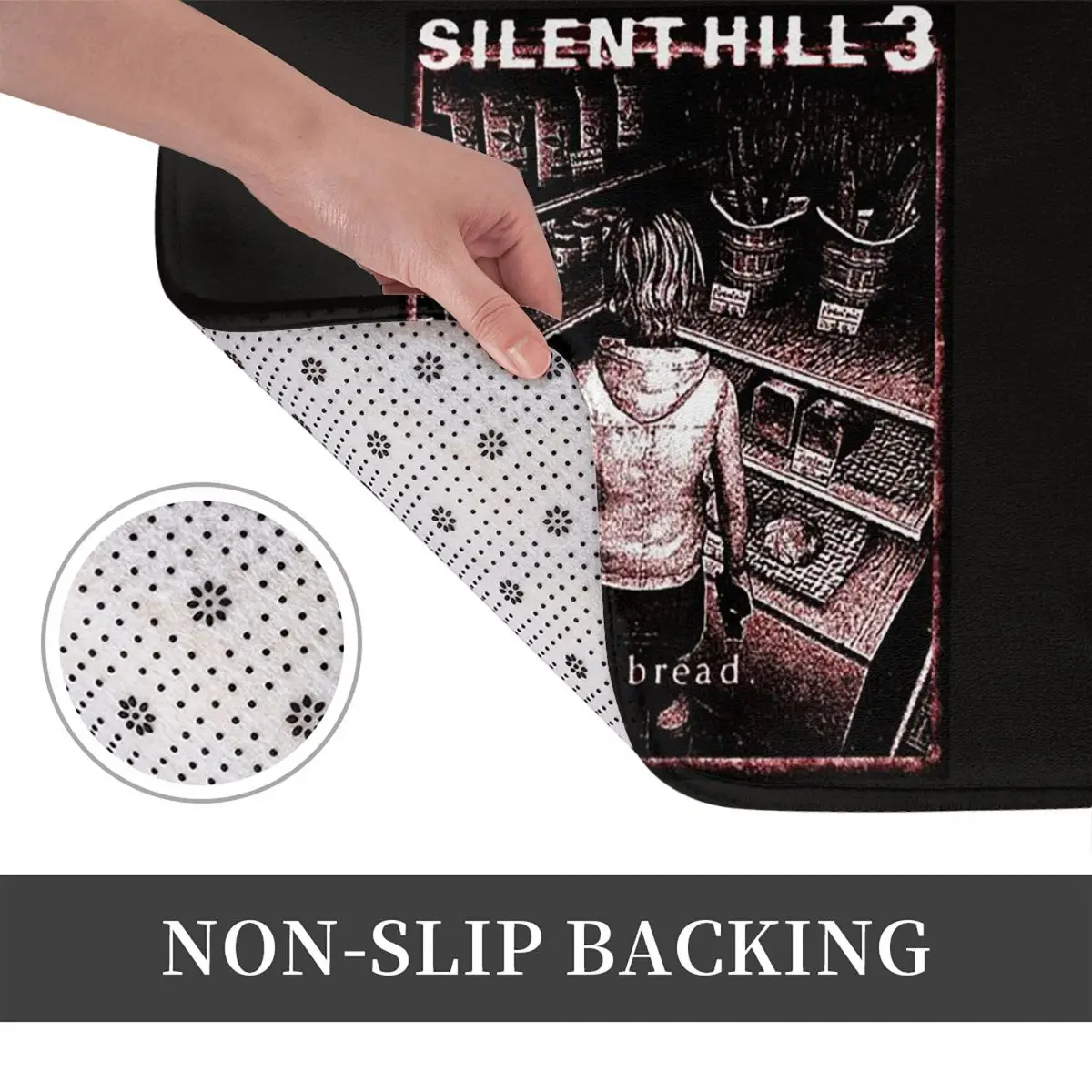 Silent Hill 3 Doormat Kitchen Entrance Home Floor Mat Non-slip Carpet Rug for Balcony Footpad Mats
