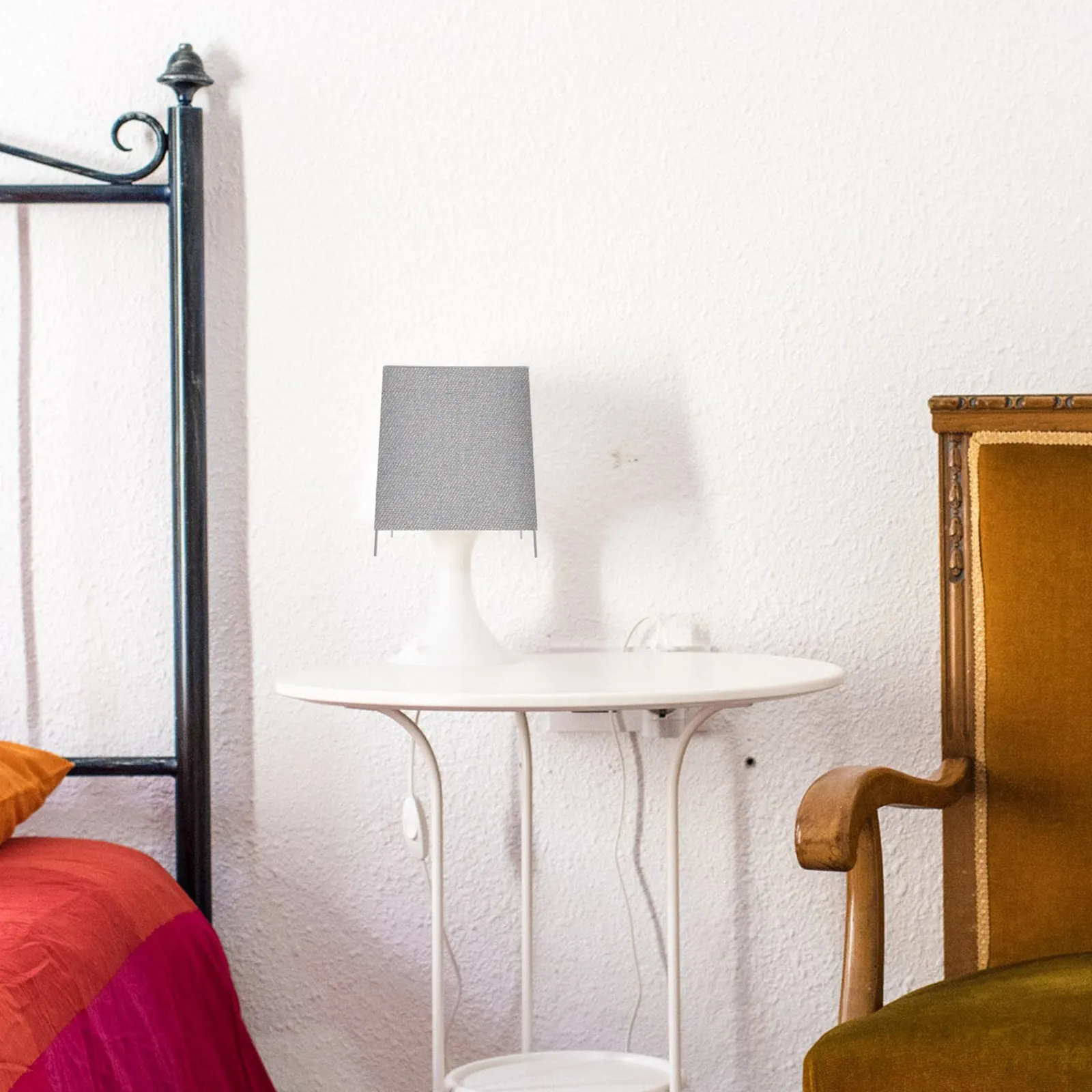 

Металлическая геометрическая рамка-основа для абажура E27 DIY, для подвесных, настольных и напольных светильников, в стиле рустик и индастриал, декоративная рамка для освещения